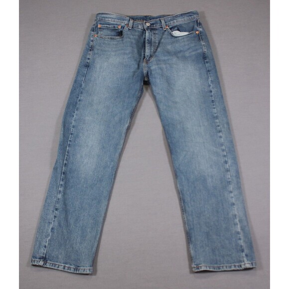 Levi's Other - Levis 505 Jeans Mens Blue Denim Straight Leg Classic Pants Tag Sz 36X30 (35X30)